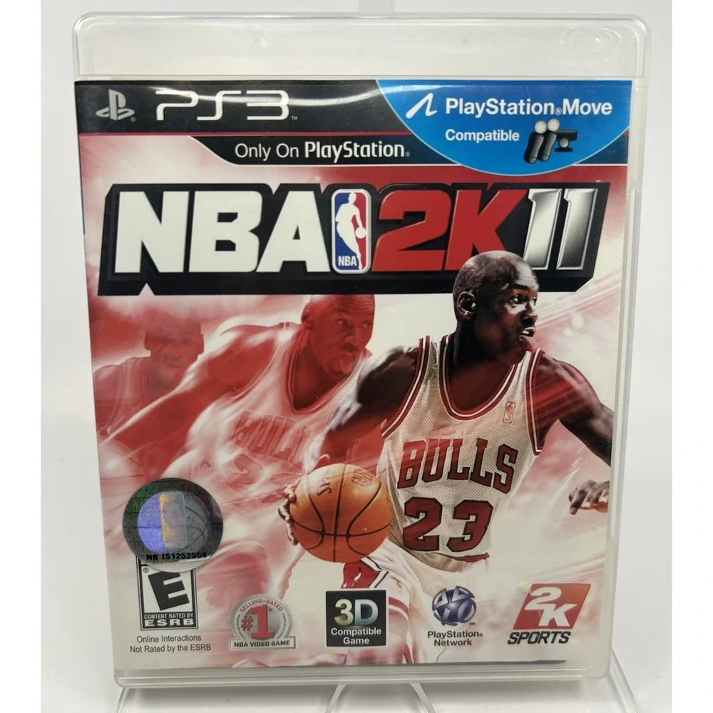 NBA 2K11 PS3 Complete CIB Michael Jordan Tested Basketball Game Manual